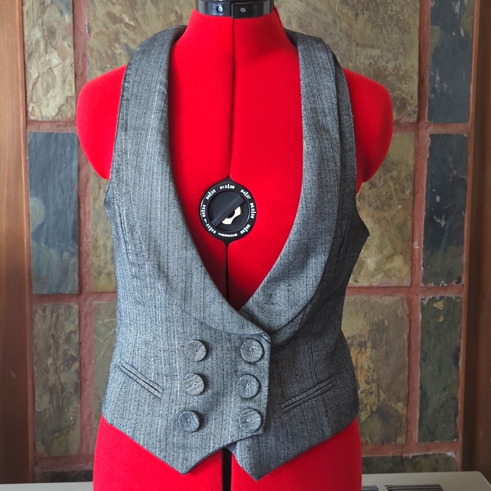 Tweed vest